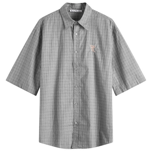 Sandrok Microcheck Cotton Shirt