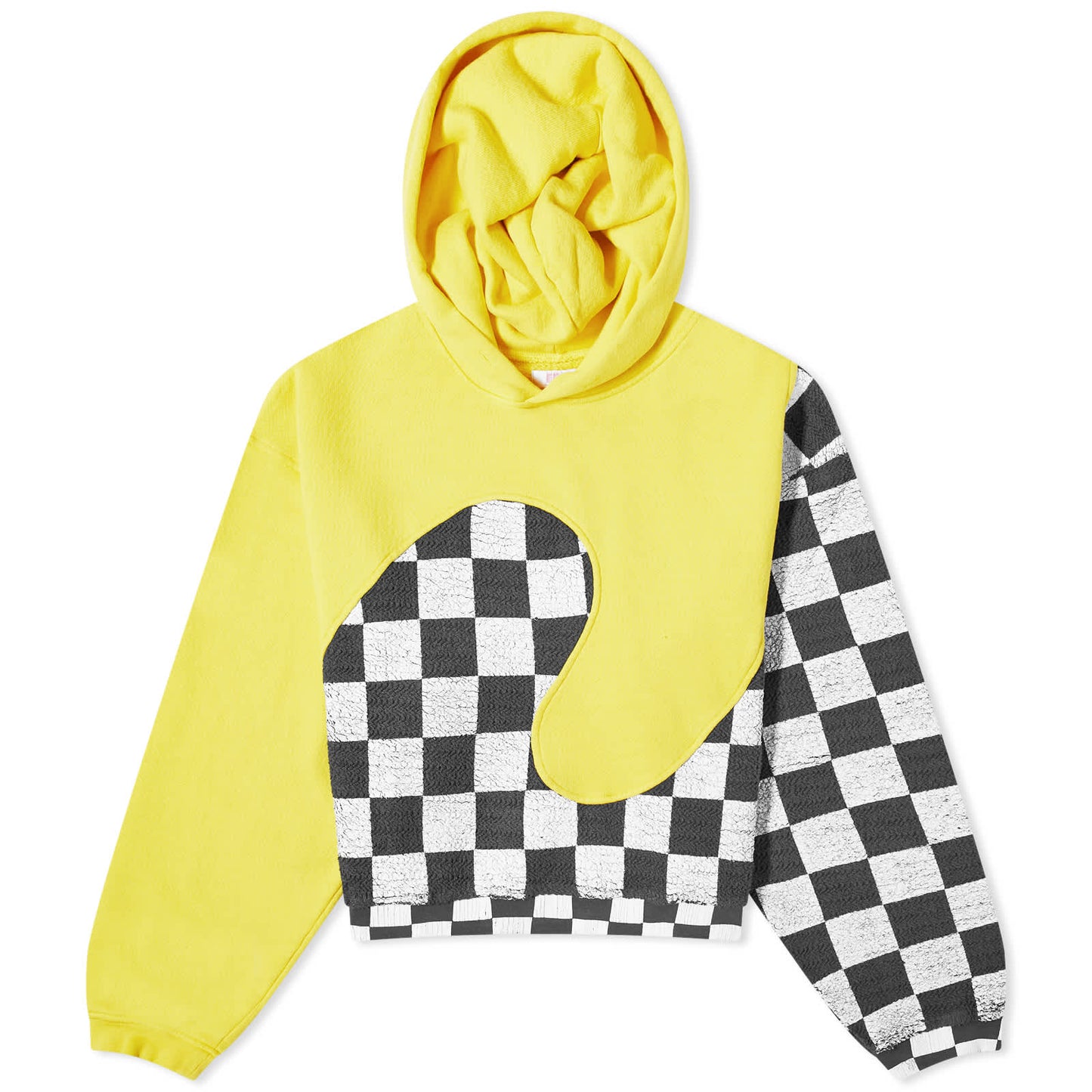 Checkerboard Swirl Popover Hoodie