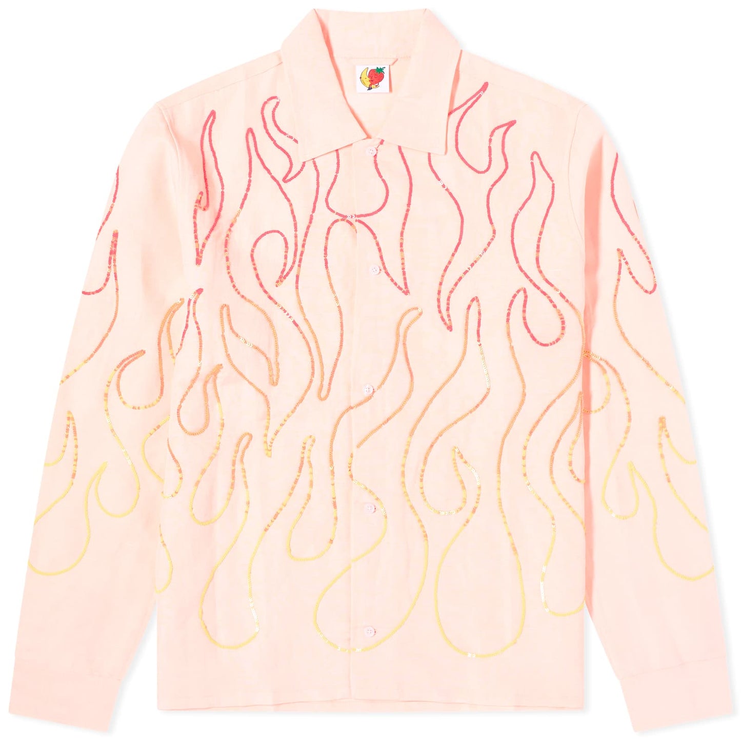 Flame Embroidered Shirt