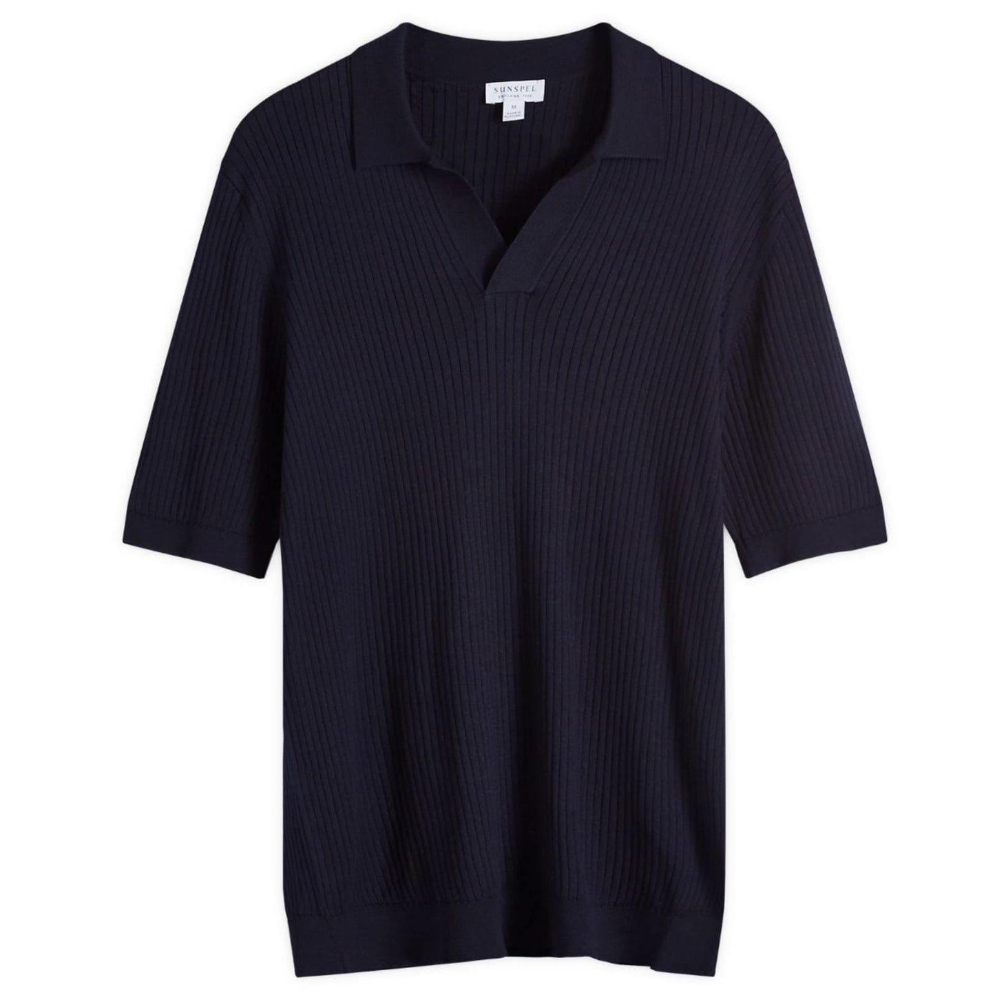 Fine Rib Polo Shirt