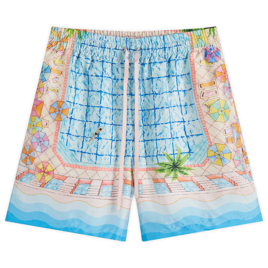Le Plongeon Silk Shorts