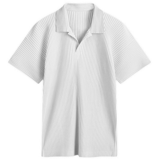 Pleated Polo Shirt