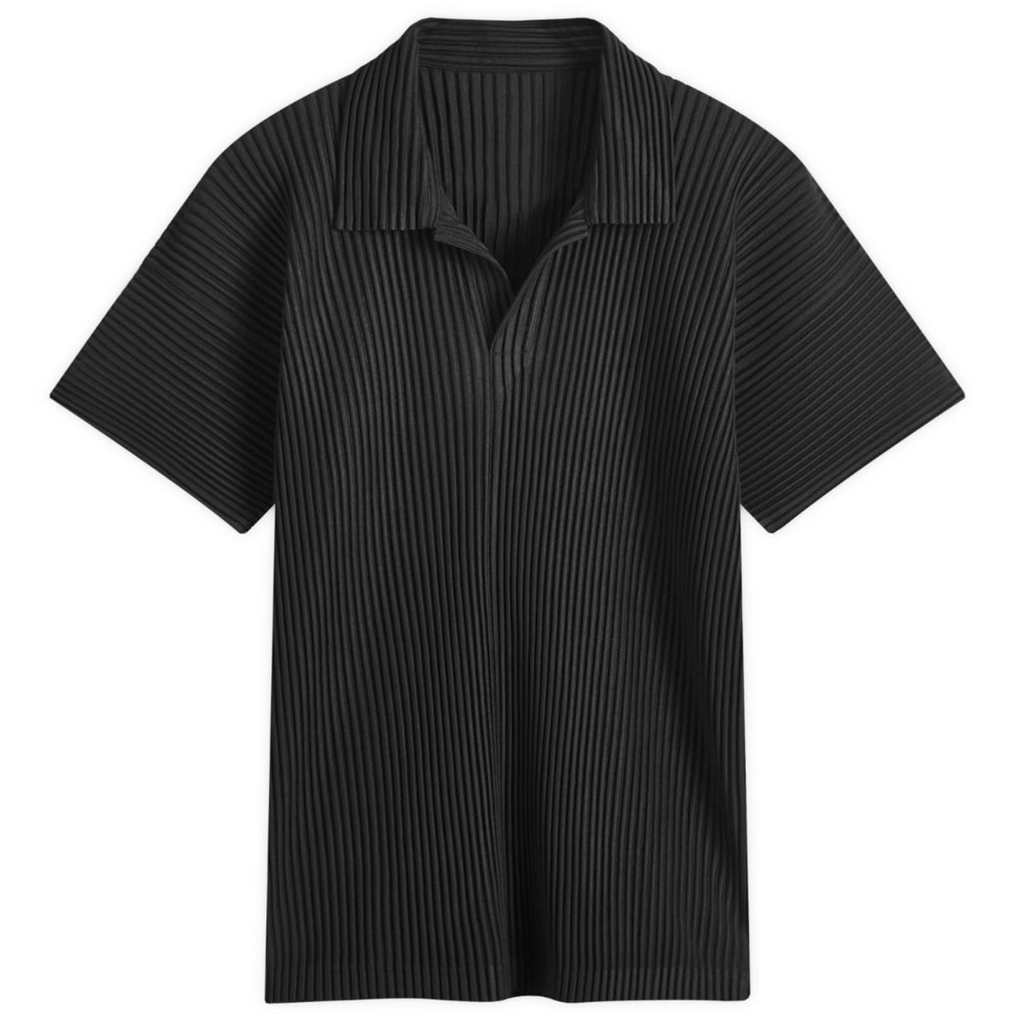 Pleated Polo Shirt