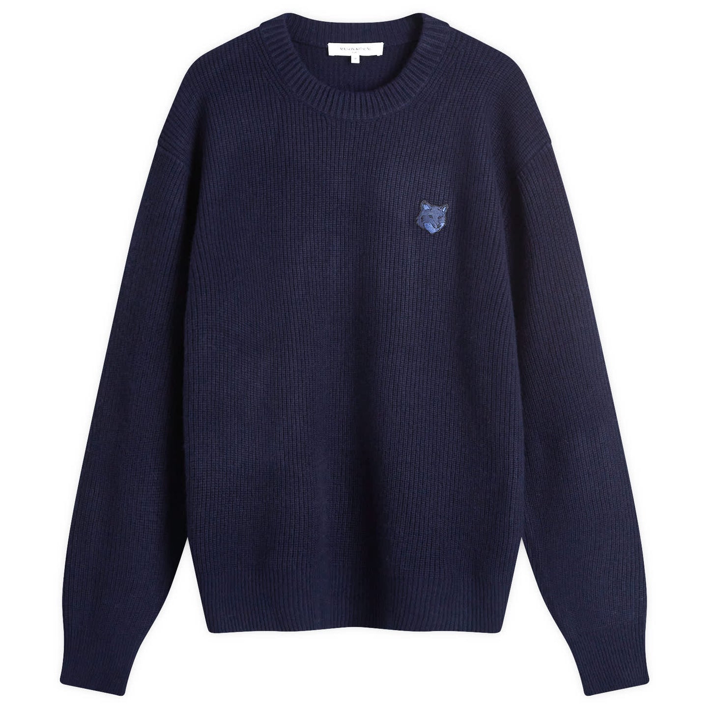 Bold Fox Head Patch Comfort Ribbed Jumper