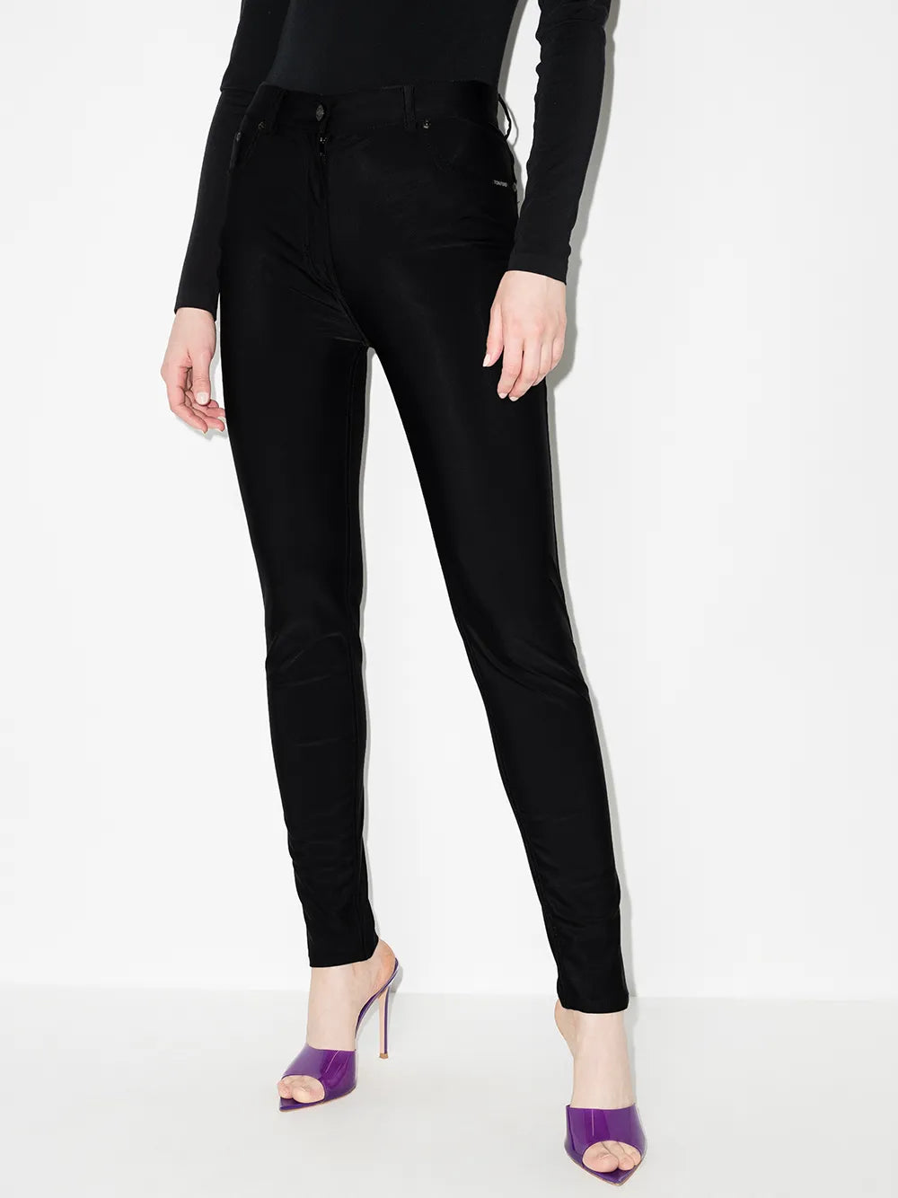 Glossy Skinny Jeans