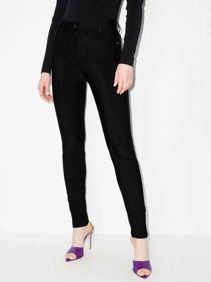 Glossy Skinny Jeans