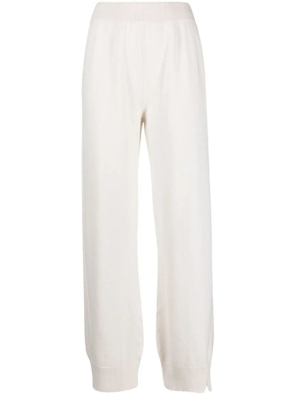 Tapered-Leg Cashmere Trousers