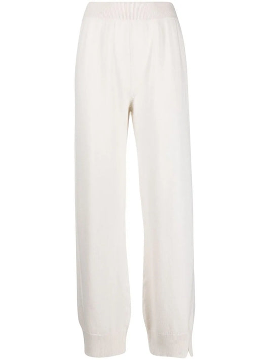 Tapered-Leg Cashmere Trousers