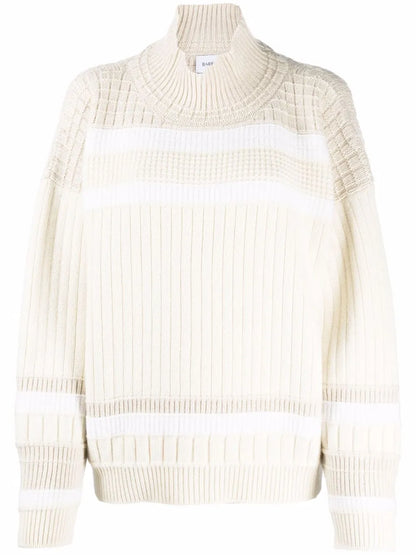 Colour-Block Cashmere Jumper