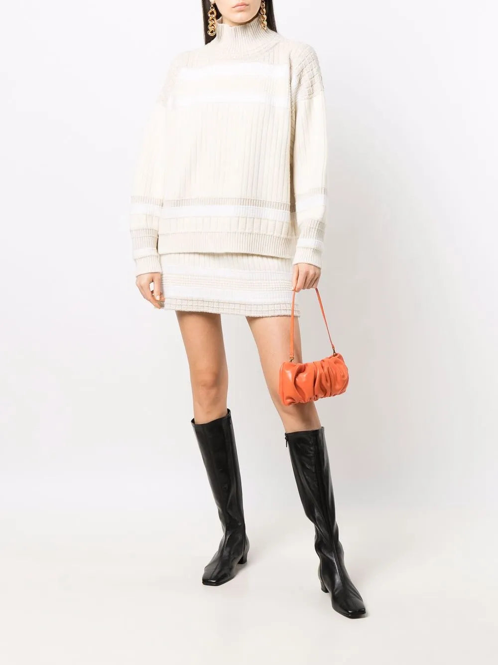 Colour-Block Cashmere Jumper