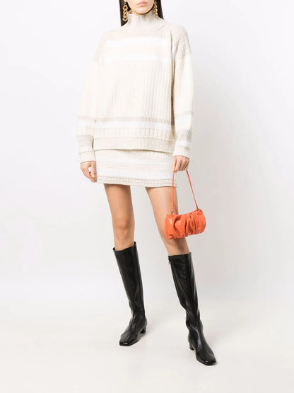 Colour-Block Cashmere Jumper