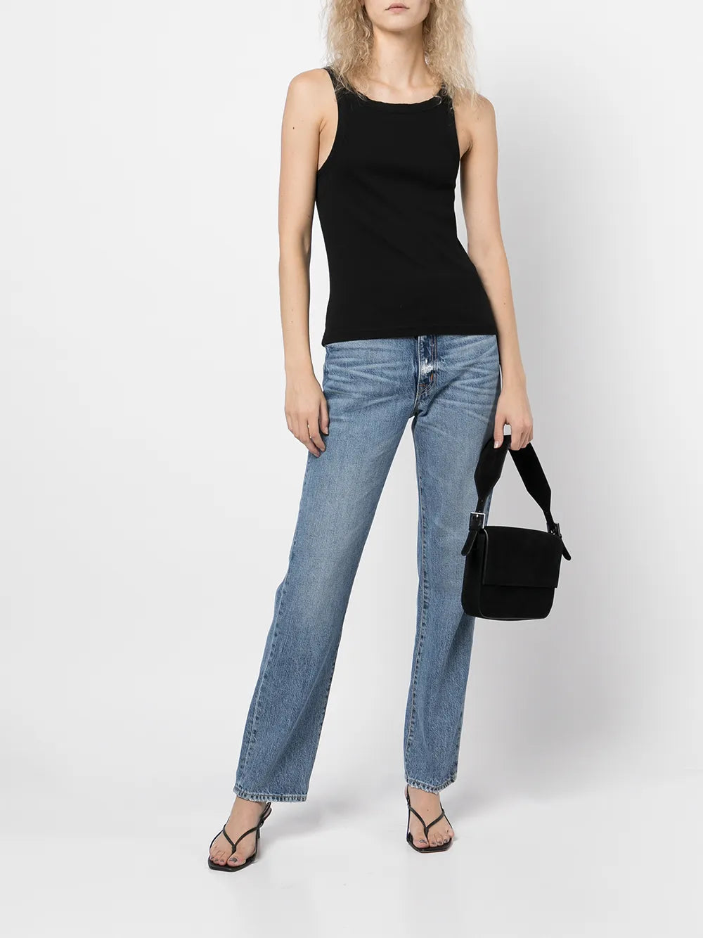 Ribbed Cotton Tank Top