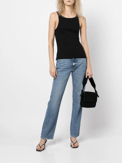 Ribbed Cotton Tank Top