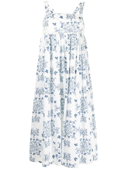 Florence Porcelain Print Dress