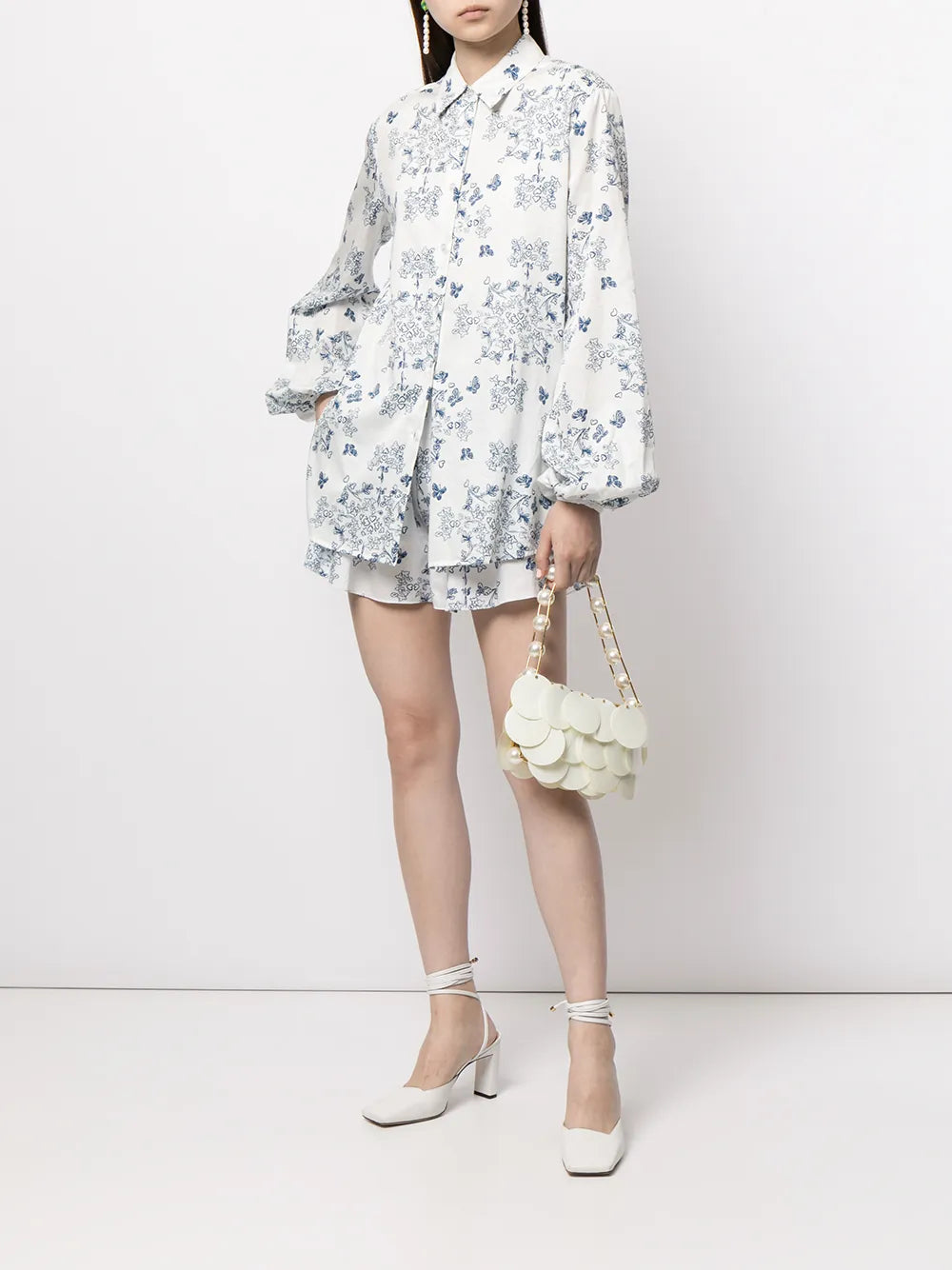 Story Porcelain Print Shorts