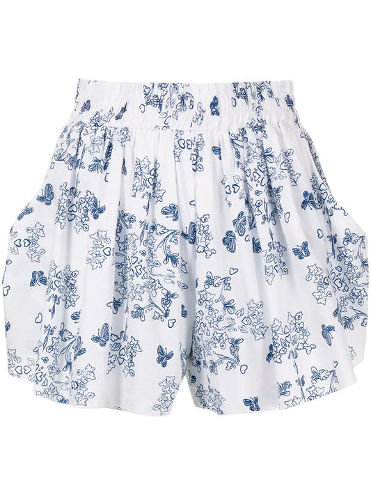 Story Porcelain Print Shorts