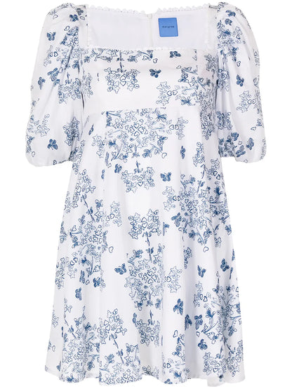 Vienna Porcelain Print Dress