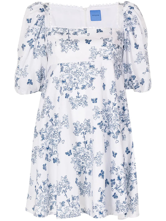 Vienna Porcelain Print Dress