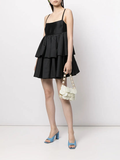 Conversation Tiered Mini Dress