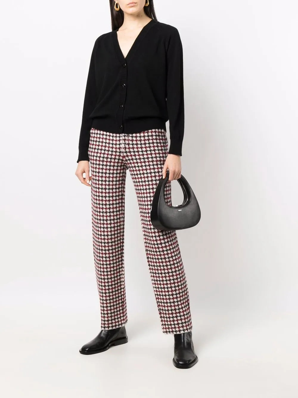 Rib-Trimmed Cashmere Cardigan
