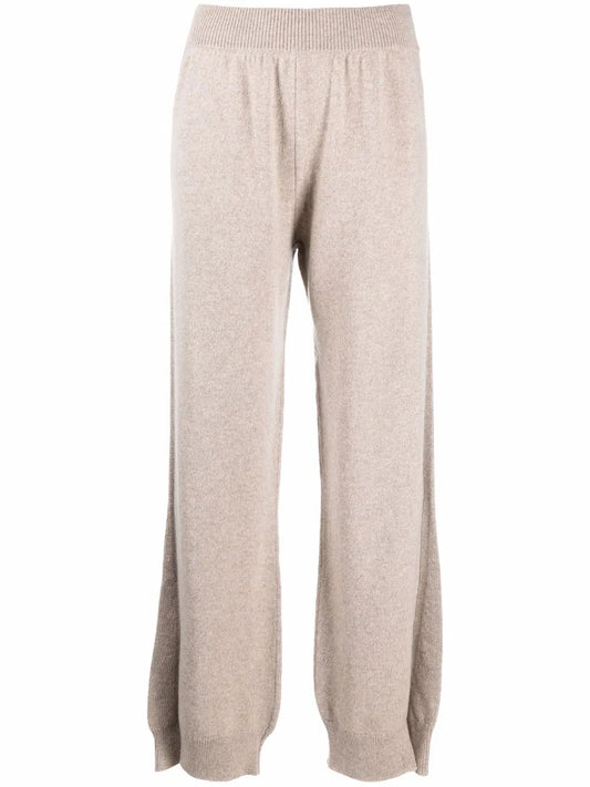 Tapered-Leg Cashmere Trousers