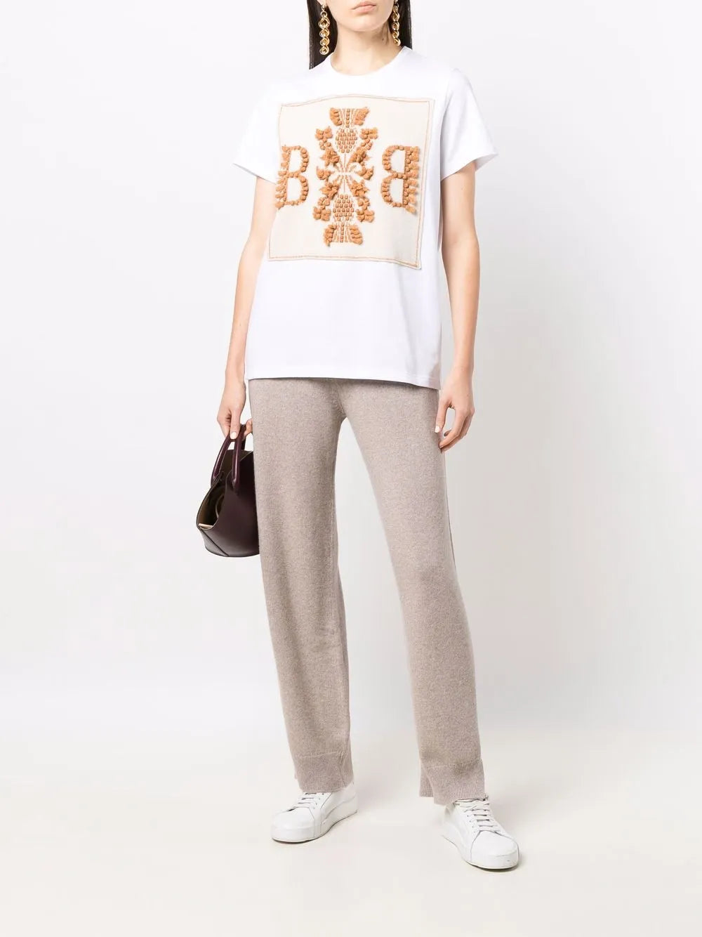 Tapered-Leg Cashmere Trousers