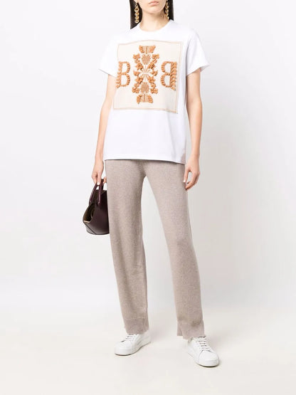 Tapered-Leg Cashmere Trousers