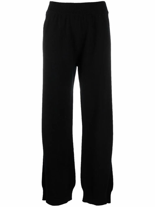 Tapered-Leg Cashmere Trousers