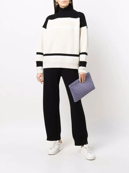 Tapered-Leg Cashmere Trousers