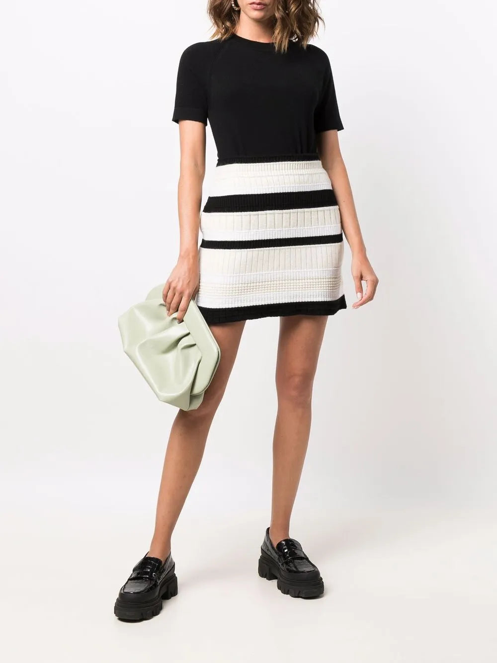 Short-Sleeve Cashmere Top