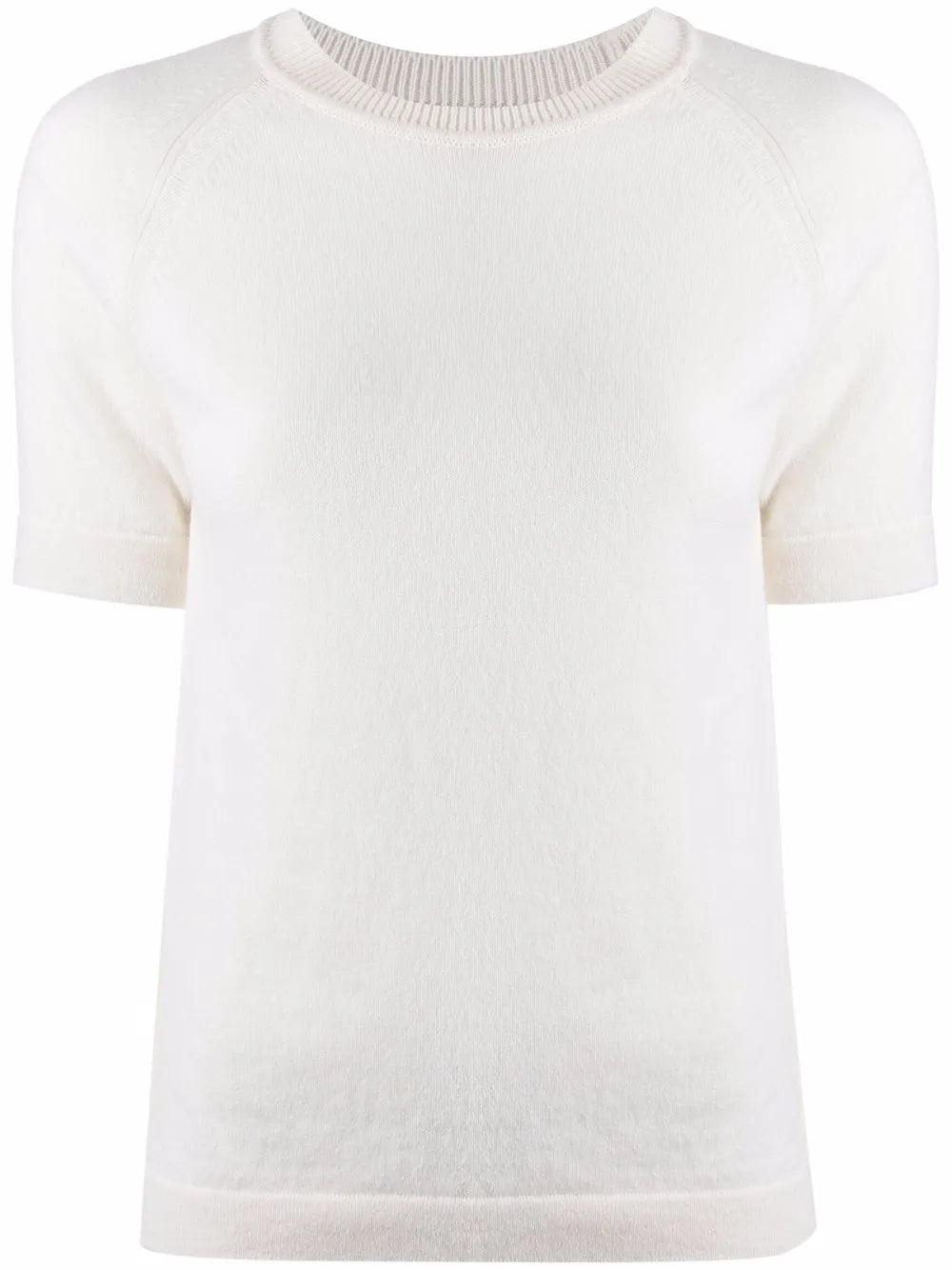 Short-Sleeve Cashmere Top