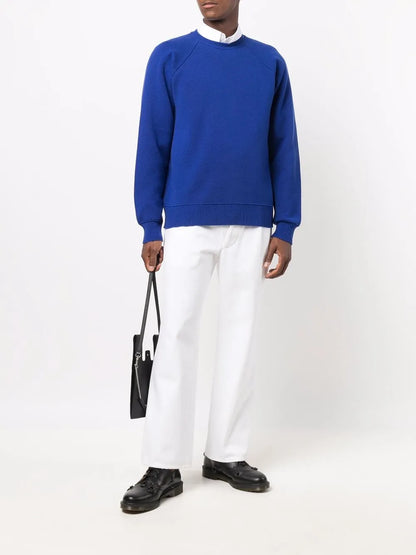 Crewneck Cashmere-Cotton Sweatshirt