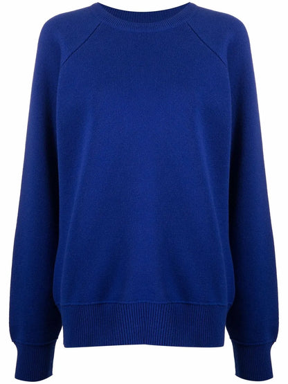 Crewneck Cashmere-Cotton Sweatshirt