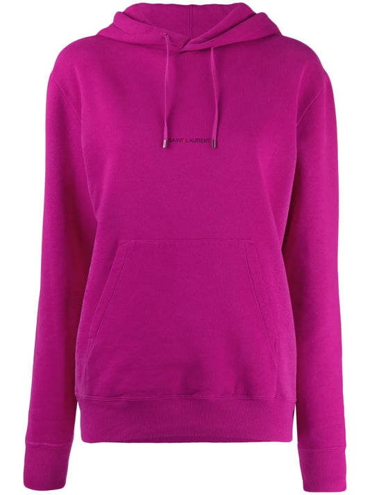 Logo-Print Drawstring Hoodie