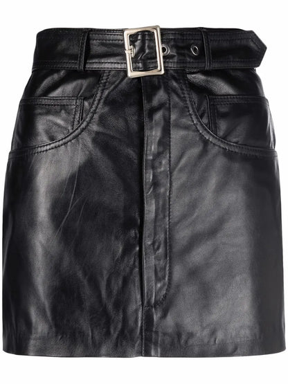 Leather Mini Skirt