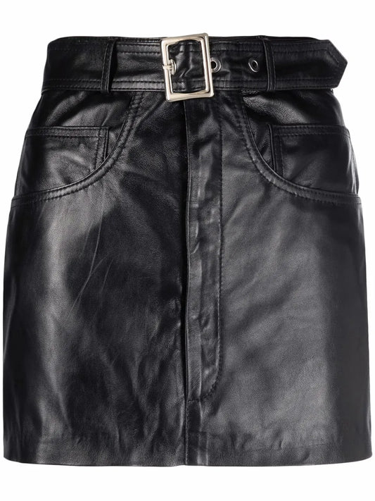 Leather Mini Skirt