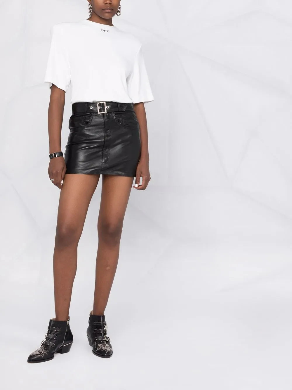 Leather Mini Skirt