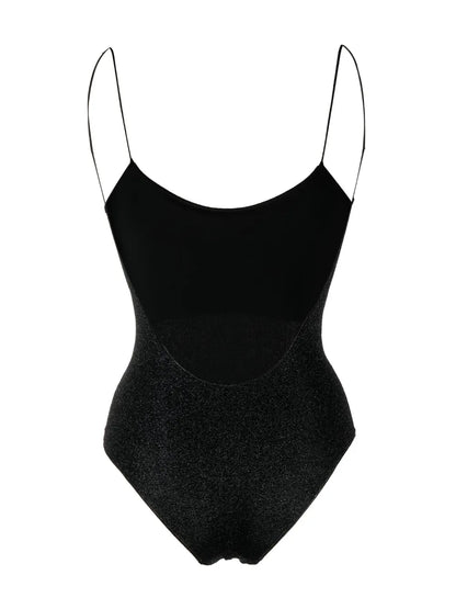 Open-Back Lurex Swimsuit