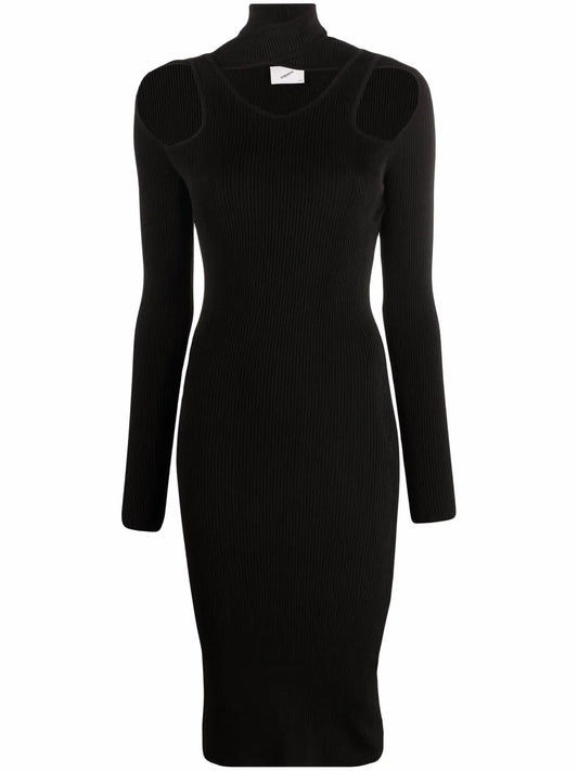 Cut-Out Midi Dress
