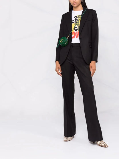 Single-Breasted Tailored Blazer