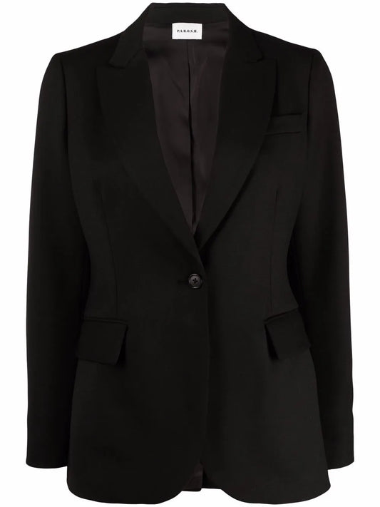 Single-Breasted Tailored Blazer