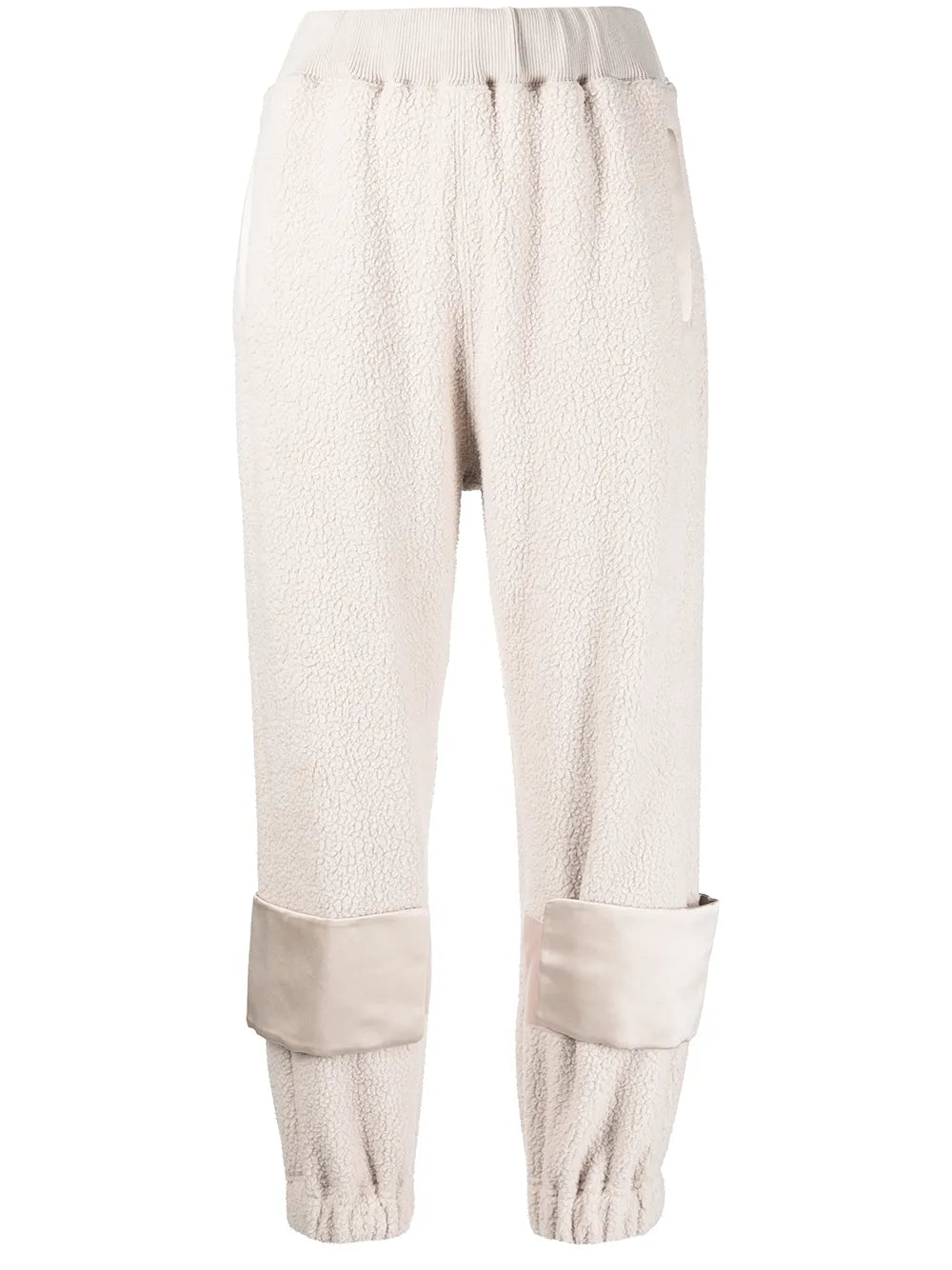 Textured Panel-Detail Track Pants