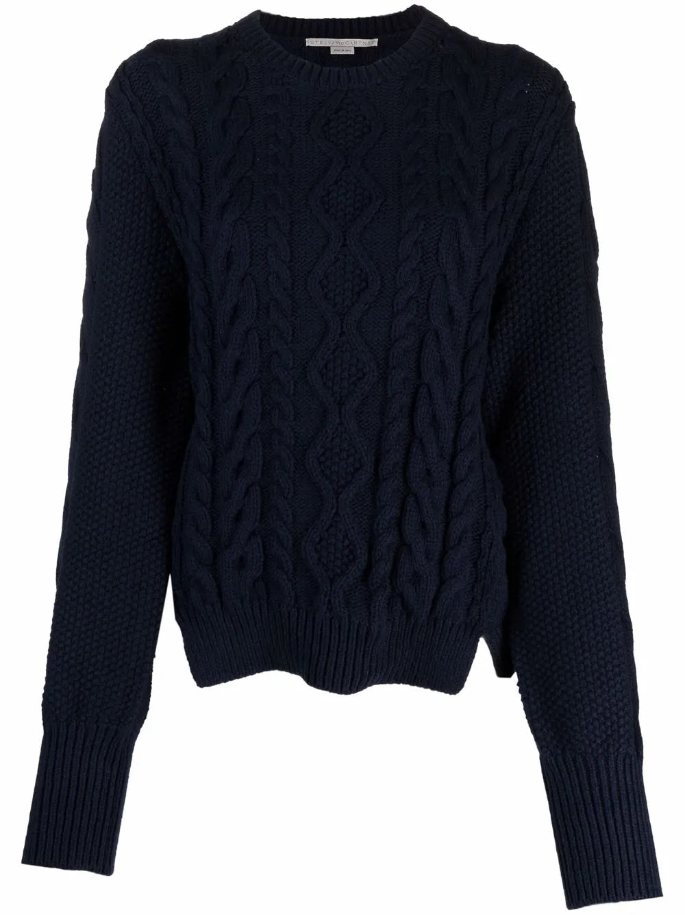 Long-Sleeve Cable-Knit Jumper
