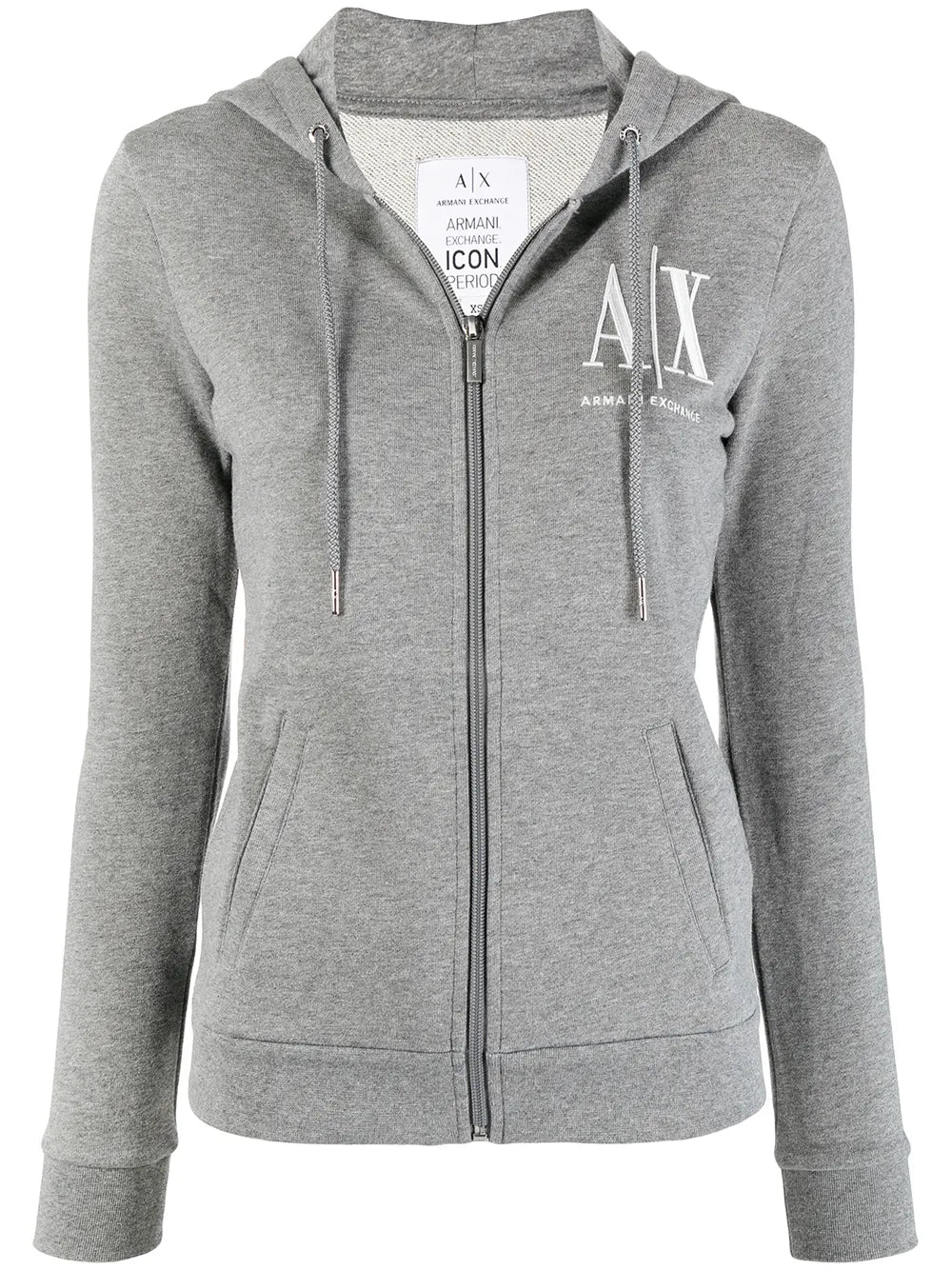 Logo-Print Zip-Up Hoodie