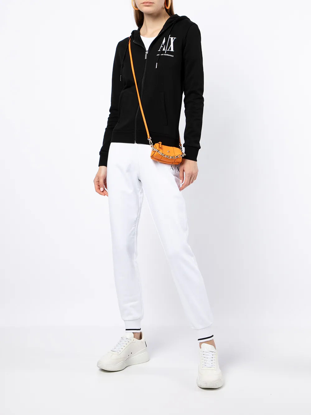 Logo-Print Zip-Up Hoodie