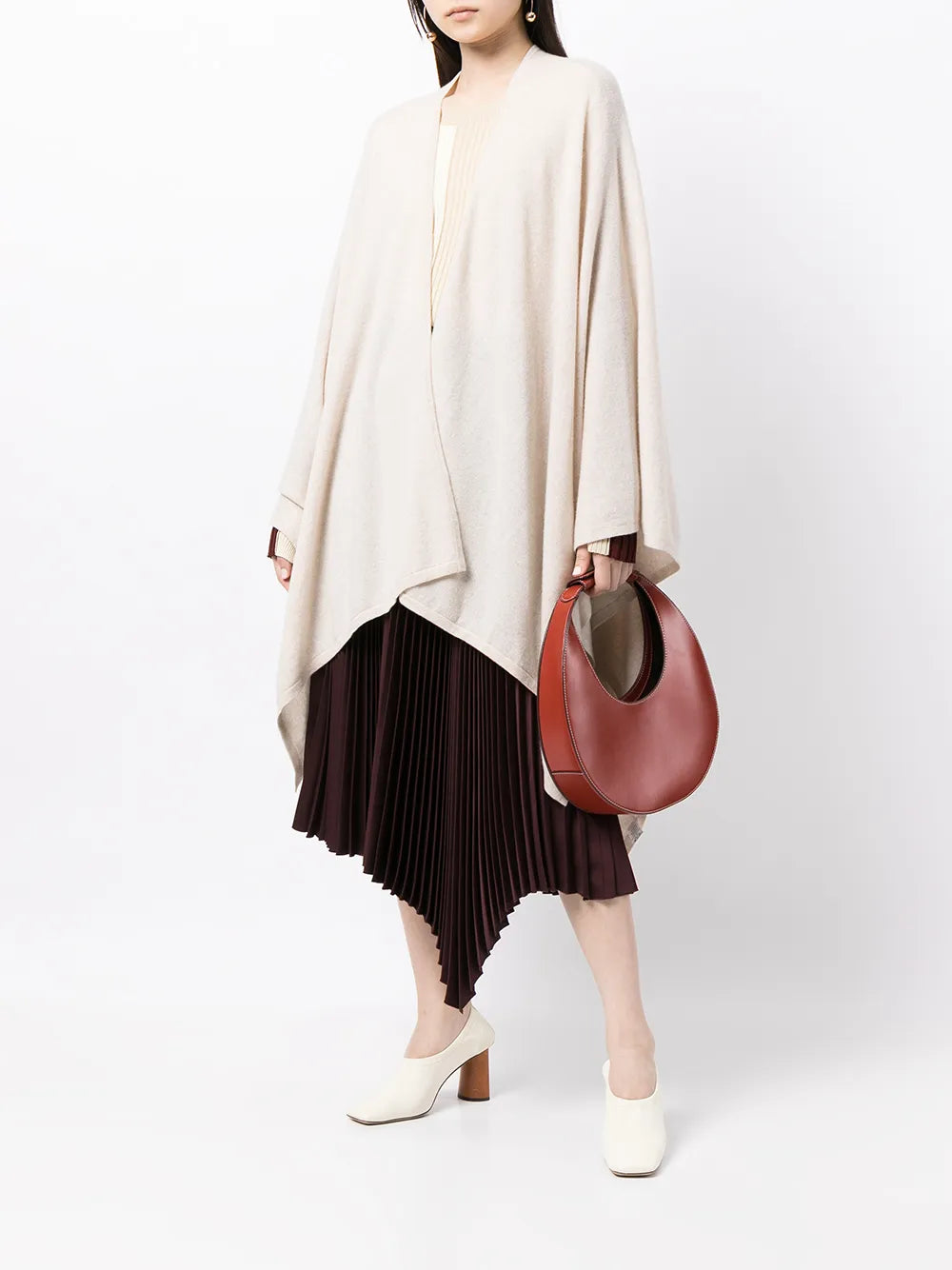 Knitted Cashmere Cape