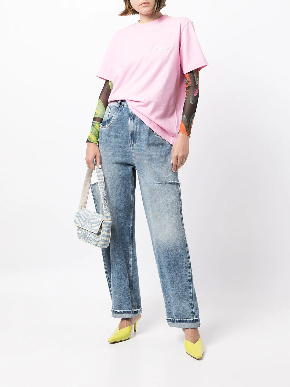 Chest-Logo Crew Neck T-Shirt