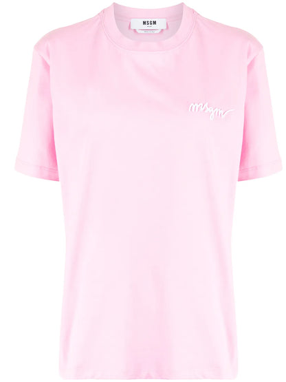 Chest-Logo Crew Neck T-Shirt