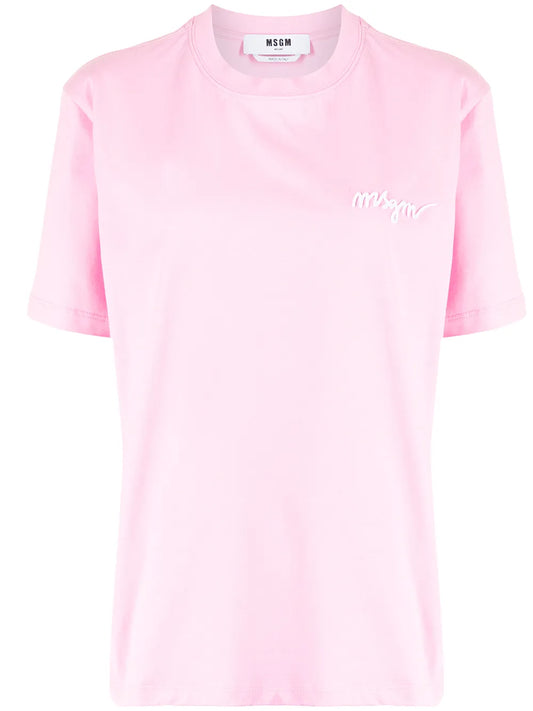 Chest-Logo Crew Neck T-Shirt