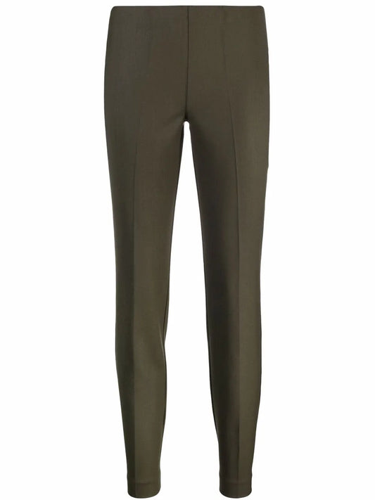 Mid-Rise Tapered Virgin Wool Trousers